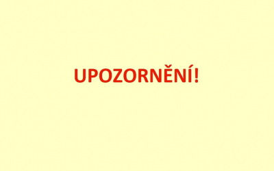 upozornění